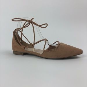 Jennifer Lopez Tessa Almond Ankle Strap Flat
